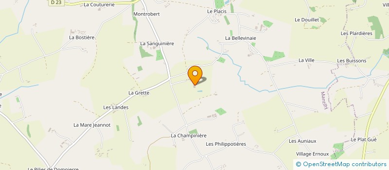 localisation de l'entreprise MADAME MARIE GEFFROY à MANTILLY
