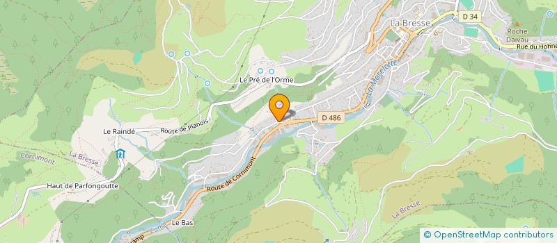 localisation de l'entreprise MADAME MARIE GEHIN à LA BRESSE