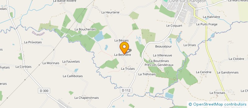 localisation de l'entreprise MADAME MARIE GELIN  LIVRE-SUR-CHANGEON