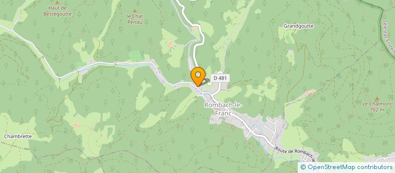 localisation de l'entreprise MADAME MARIE GELY  ROMBACH-LE-FRANC