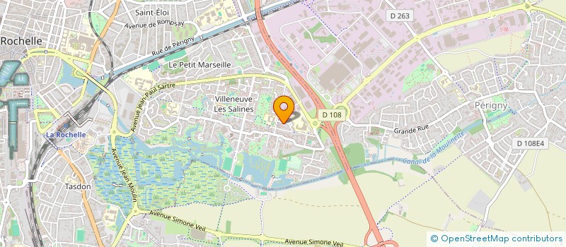 localisation de l'entreprise MADAME MARIE GENDREAU  LA ROCHELLE