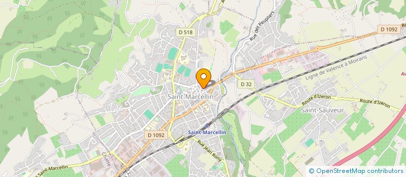 localisation de l'entreprise MADAME MARIE GENDRONNEAU  SAINT-MARCELLIN