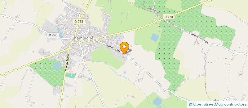 localisation de l'entreprise MADAME MARIE GENDRY à LES HAUTS-D'ANJOU