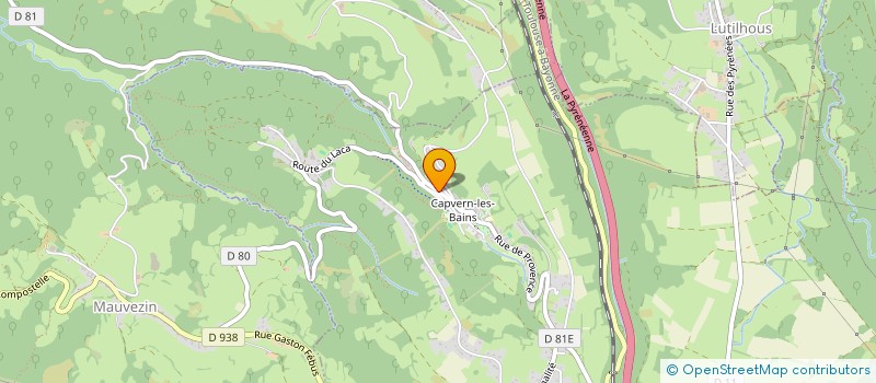 localisation de l'entreprise MADAME MARIE GENET-LEMQUE  CAPVERN