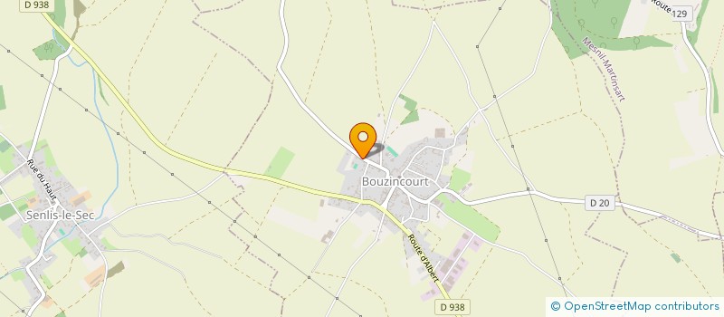 localisation de l'entreprise MADAME MARIE GENEVIEVE DUBOILLE  BOUZINCOURT