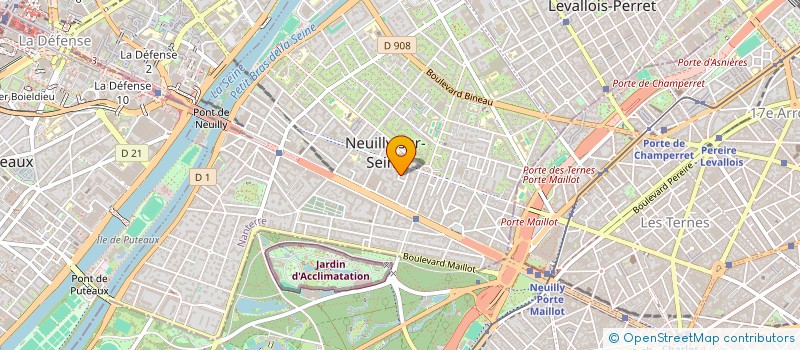 localisation de l'entreprise MADAME MARIE-GENEVIEVE HOUDARD à NEUILLY-SUR-SEINE