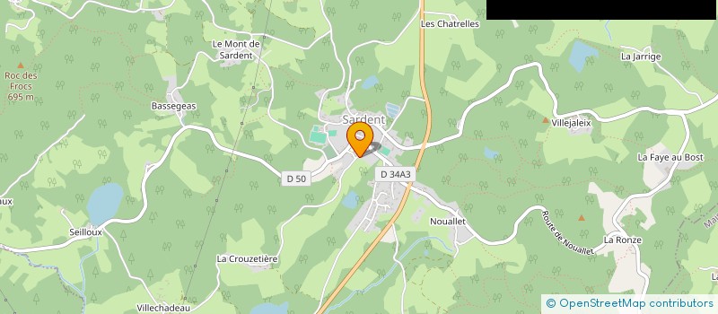 localisation de l'entreprise MADAME MARIE-GENEVIEVE L HER  SARDENT