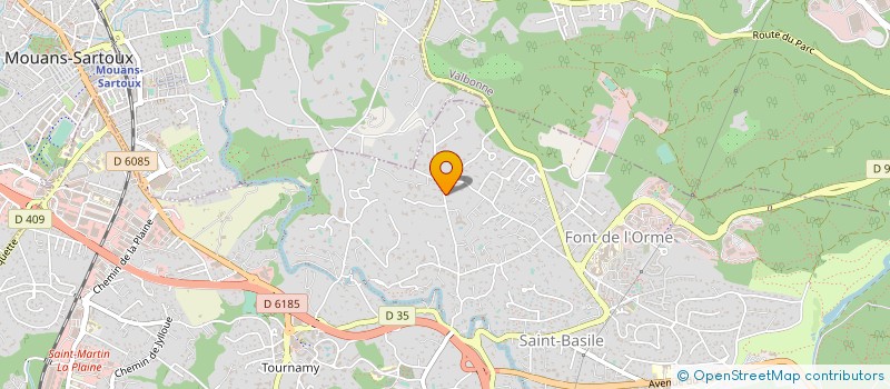localisation de l'entreprise MADAME MARIE-GENEVIEVE PAYET à MOUGINS