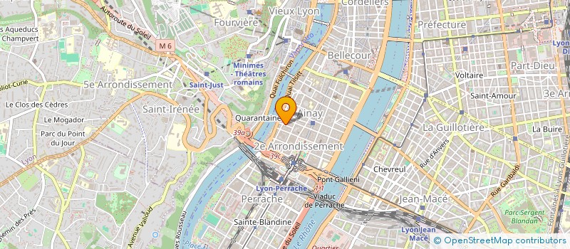 localisation de l'entreprise MADAME MARIE GENOULAZ  LYON