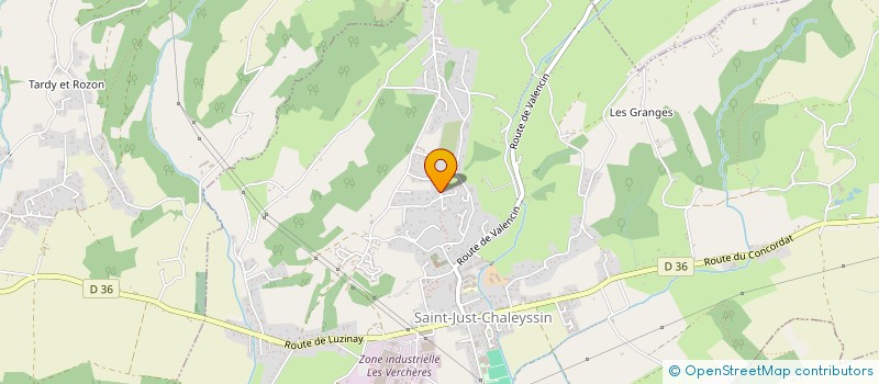 localisation de l'entreprise MADAME MARIE GENTE  SAINT-JUST-CHALEYSSIN