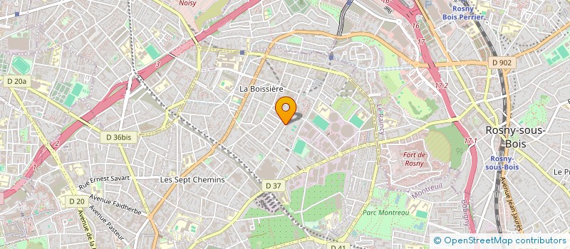 localisation de l'entreprise MADAME MARIE-GEORGES COMPPER à MONTREUIL