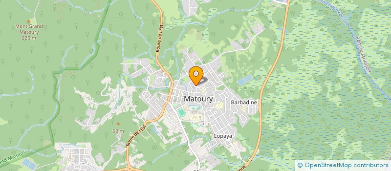 localisation de l'entreprise MADAME MARIE-GEORGES LACORDELLE  MATOURY