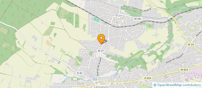 localisation de l'entreprise MADAME MARIE GEORGES NASSIET  BRAX