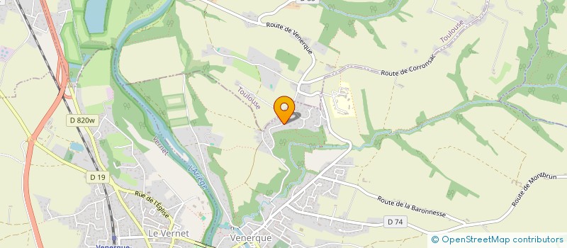 localisation de l'entreprise MADAME MARIE-GEORGETTE BAUCE à VENERQUE