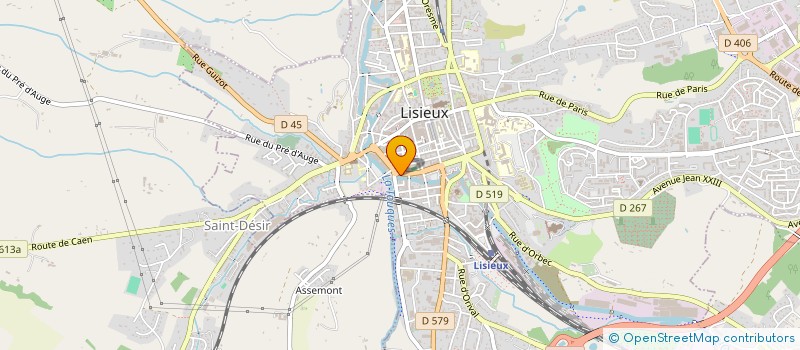 localisation de l'entreprise MADAME MARIE GERACI  LISIEUX