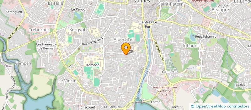 localisation de l'entreprise MADAME MARIE GERALD à VANNES