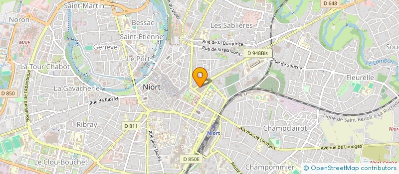 localisation de l'entreprise MADAME MARIE GERARD à NIORT