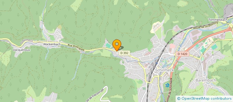 localisation de l'entreprise MADAME MARIE GERARD  LA BROQUE