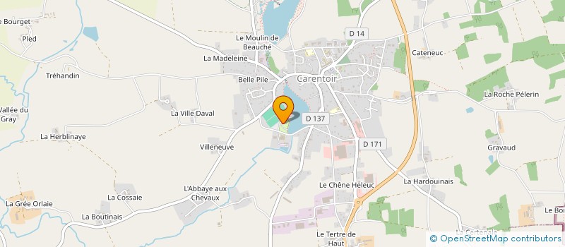 localisation de l'entreprise MADAME MARIE GERARD à CARENTOIR