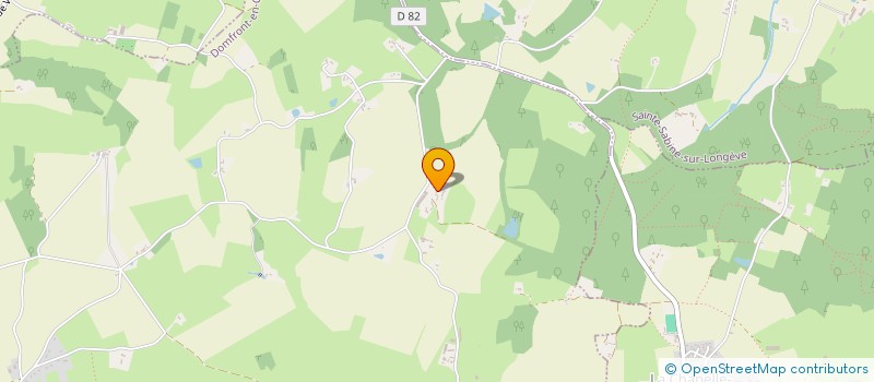 localisation de l'entreprise MADAME MARIE GERARD  MEZIERES SOUS LAVARDIN