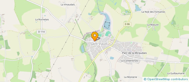 localisation de l'entreprise MADAME MARIE GERARDIN  SAINT-VIAUD