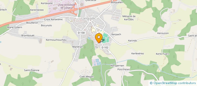 localisation de l'entreprise MADAME MARIE GERBER  QUIMPERLE