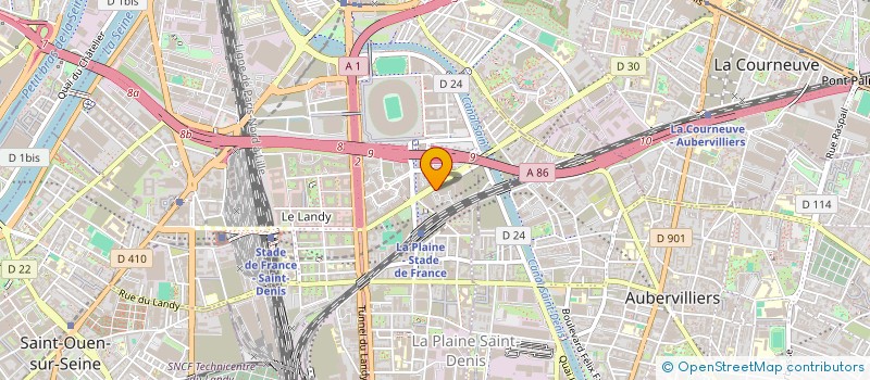 localisation de l'entreprise MADAME MARIE GEREEC  SAINT-DENIS