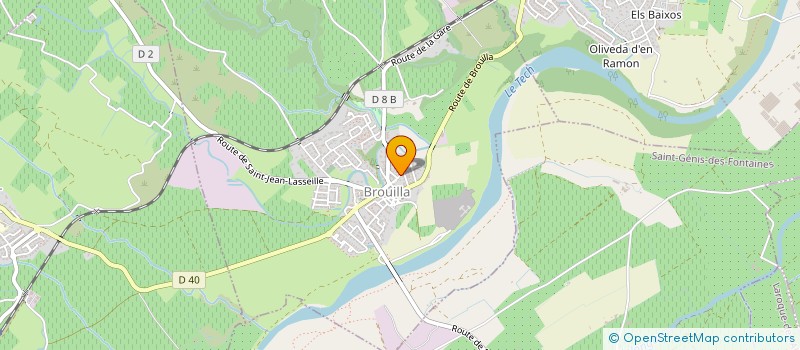 localisation de l'entreprise MADAME MARIE GERMA  BROUILLA