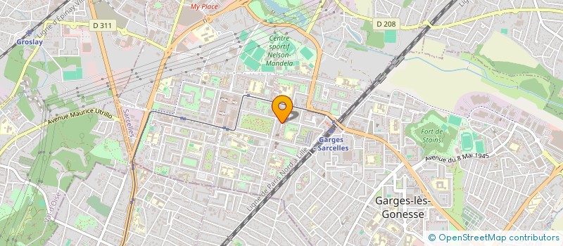 localisation de l'entreprise MADAME MARIE GERMAIN à SARCELLES