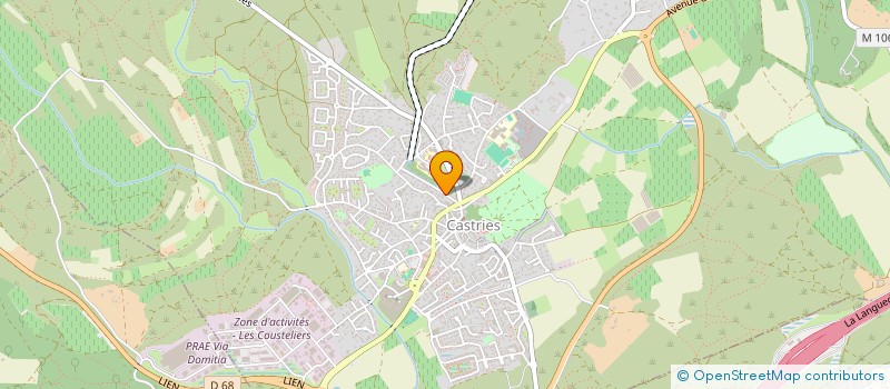localisation de l'entreprise MADAME MARIE GERMAIN  CASTRIES
