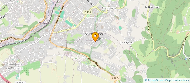 localisation de l'entreprise MADAME MARIE GERVAUD  LA BUISSE