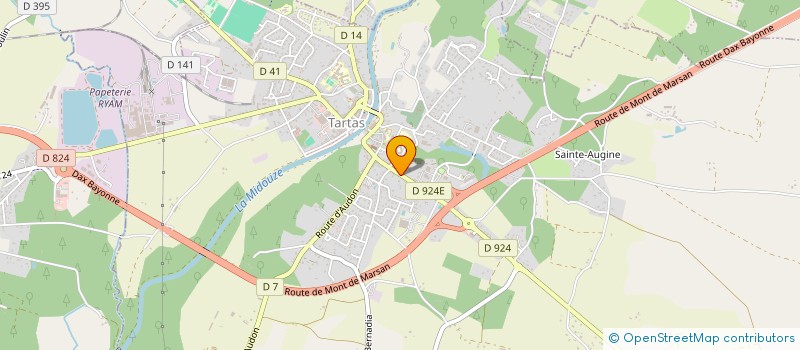 localisation de l'entreprise MADAME MARIE GETTE  TARTAS