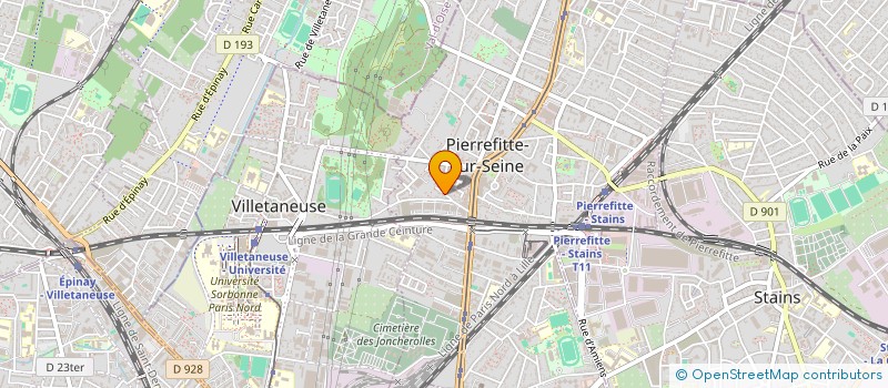 localisation de l'entreprise MADAME MARIE GEZELIN à PIERREFITTE-SUR-SEINE