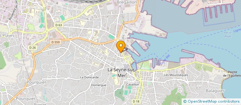 localisation de l'entreprise MADAME MARIE GHINO à LA SEYNE-SUR-MER