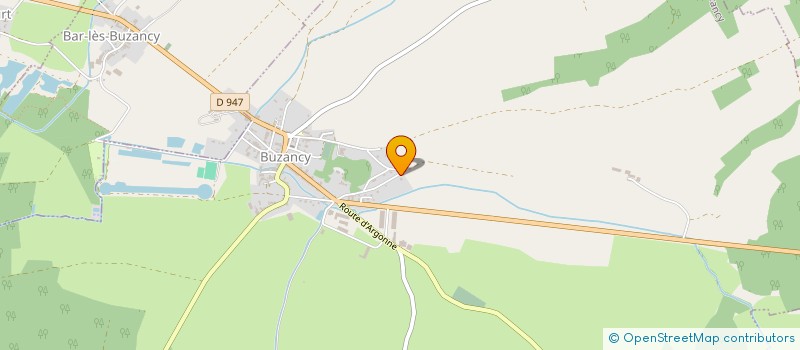 localisation de l'entreprise MADAME MARIE-GHISLAINE LECLERCQ  BUZANCY