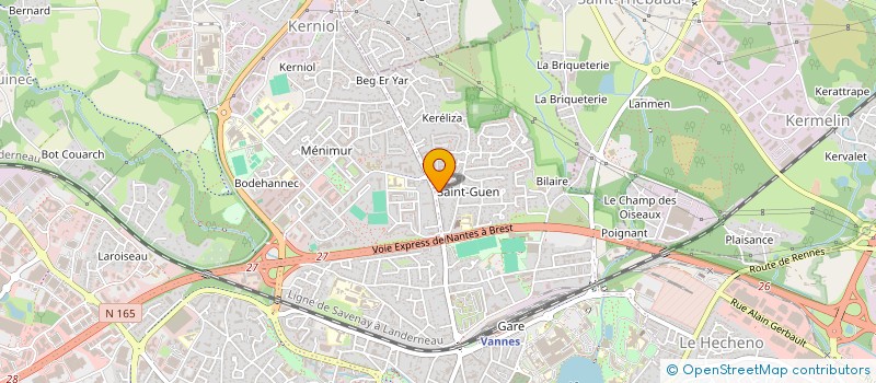 localisation de l'entreprise MADAME MARIE GICQUEL à VANNES