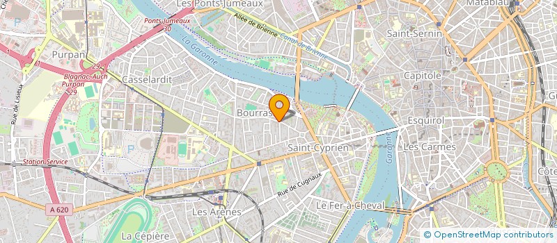 localisation de l'entreprise MADAME MARIE GIDOIN  TOULOUSE