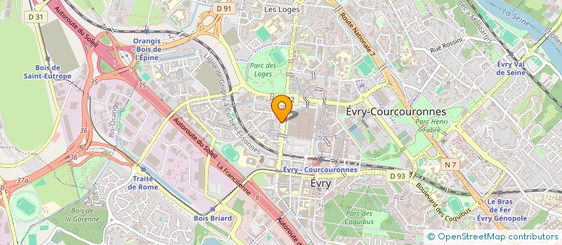 localisation de l'entreprise MADAME MARIE GIGOUT à EVRY-COURCOURONNES