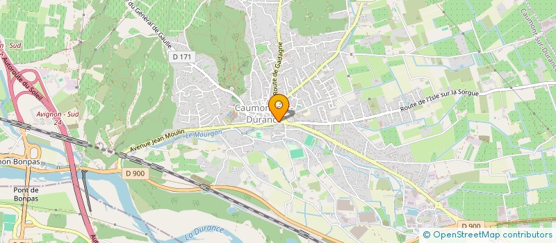 localisation de l'entreprise MADAME MARIE GIL à CAUMONT-SUR-DURANCE