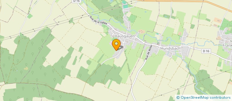 localisation de l'entreprise MADAME MARIE GILARDONI  HAUSGAUEN