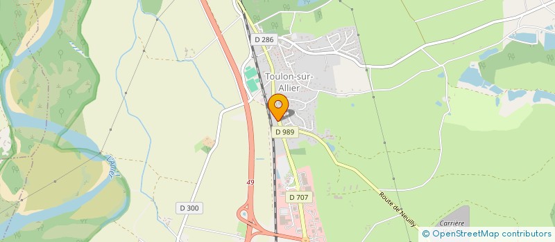 localisation de l'entreprise MADAME MARIE GILBERT  GENNETINES