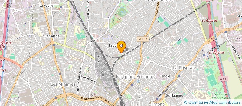 localisation de l'entreprise MADAME MARIE GILBERT  TOULOUSE