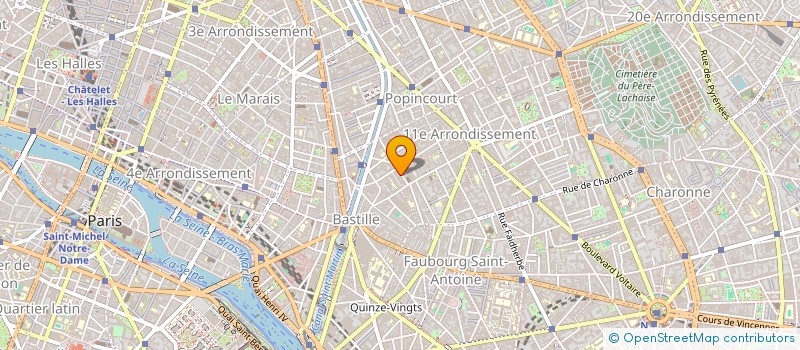 localisation de l'entreprise MADAME MARIE GILBERT  PARIS