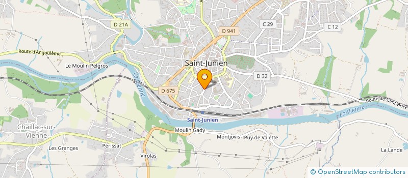 localisation de l'entreprise MADAME MARIE GILDA JANICOT à SAINT-JUNIEN