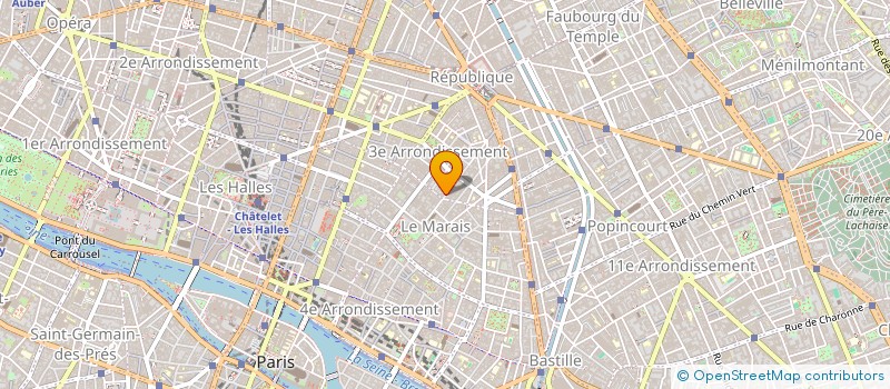 localisation de l'entreprise MADAME MARIE GILLAIN  PARIS