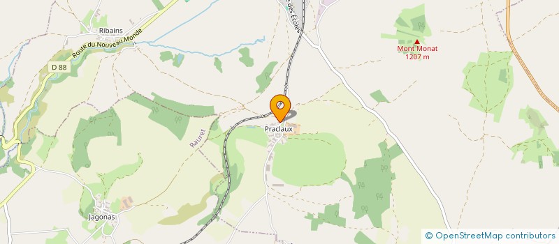 localisation de l'entreprise MADAME MARIE GILLES  RAURET