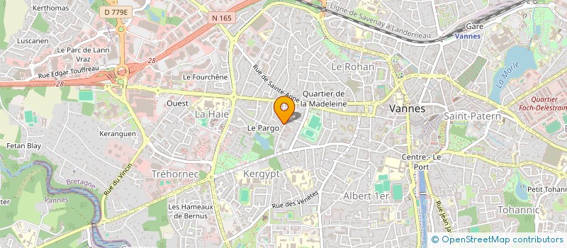 localisation de l'entreprise MADAME MARIE GILLET à VANNES