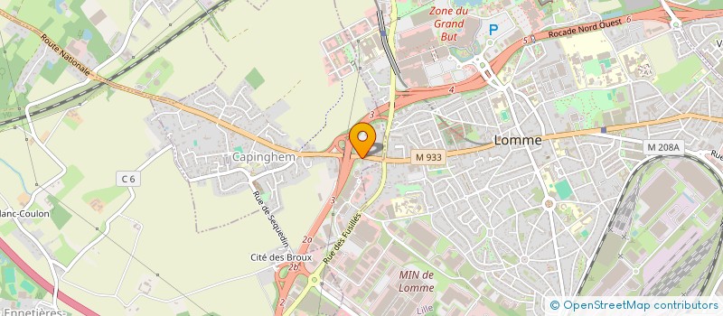 localisation de l'entreprise MADAME MARIE GILLOOTS  CAPINGHEM