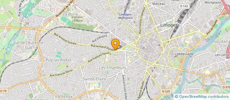 localisation de l'entreprise MADAME MARIE GIMENEZ à LIMOGES