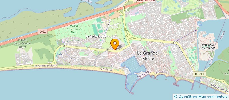 localisation de l'entreprise MADAME MARIE GIMENEZ  LA GRANDE-MOTTE